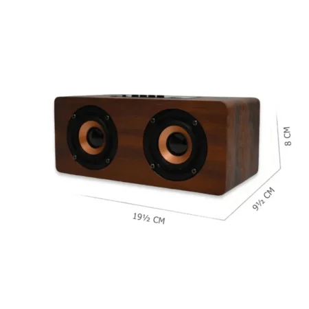 BOCINA BLUETOOTH CON DISEÑO MADERA SD USB RADIO KTS-1612 (2)