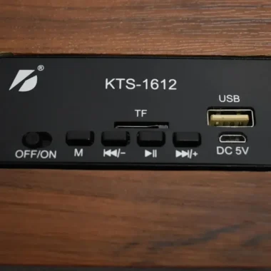 BOCINA BLUETOOTH CON DISEÑO MADERA SD USB RADIO KTS-1612 (7)