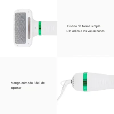 CEPILLO SECADORA DE PELO PARA MASCOTAS PERROS GATOS 2 EN 1 (6)