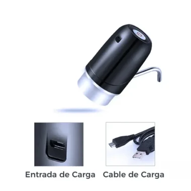 DISPENSADOR DE AGUA AUTOMÁTICO BOMBA PORTÁTIL USB CSQ-03 (5)