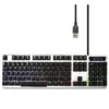 KIT TECLADO MOUSE GAMER LUZ LED RGB ALÁMBRICO USB M-350 (2)