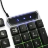 KIT TECLADO MOUSE GAMER LUZ LED RGB ALÁMBRICO USB M-350 (6)