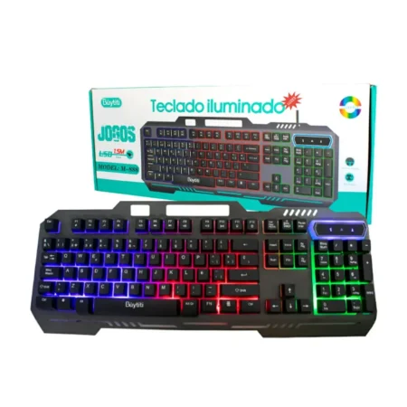 TECLADO GAMER BUYTITI M-888 ALAMBRICO RGB USB BASE METALICA (1) (1)