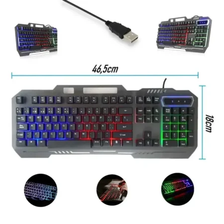 TECLADO GAMER BUYTITI M-888 ALAMBRICO RGB USB BASE METALICA (1) (2)