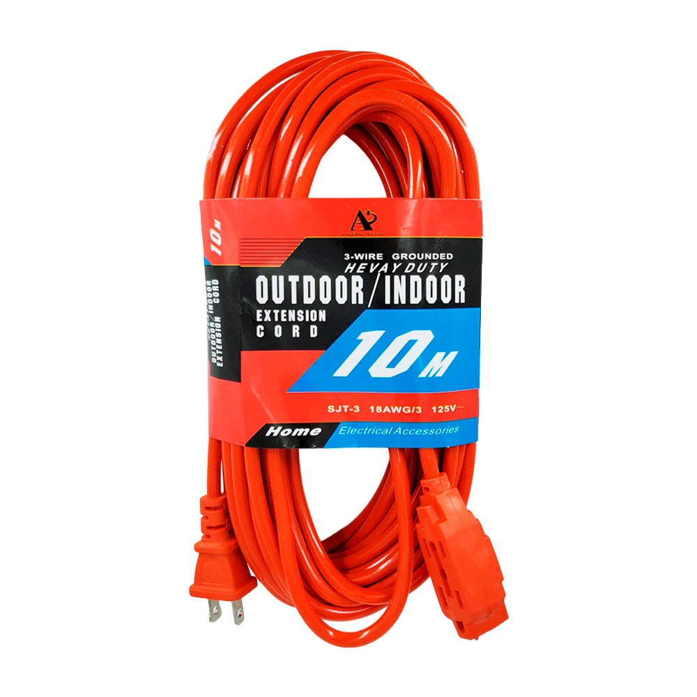 Extension Electrica Domestica Uso Rudo Multicontacto 10 Mts