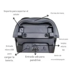 BOCINA BLUETOOTH KIMISO DE 3 PULGADAS INALÁMBRICA PORTÁTIL (1) (1) (1)