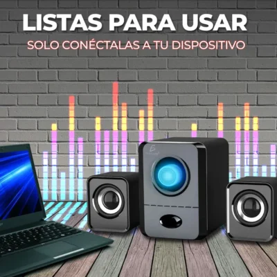 BOCINAS ELE-GATE MINI SUBWOOFER USB 3.5MM 2 (5)