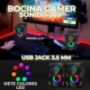 Bocinas Rgb Con Control Volumen Portátil 3.5mm BC (6)