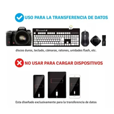 HUB USB 2.0 7 PUERTOS SWITCH LED PARA PC LAPTOP HUB.14 NEGRO (10)
