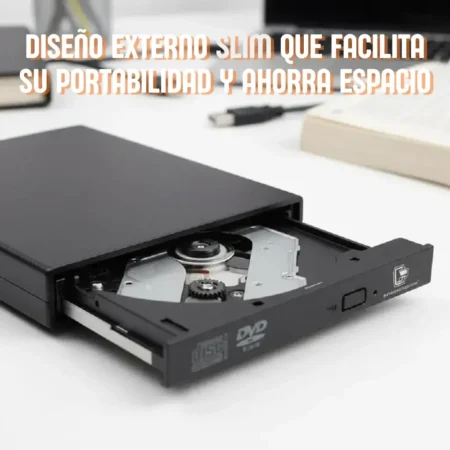 Reproductor De Cd Y Dvd Modatecno Lector Usb Para Pc Laptop - Imagen 5