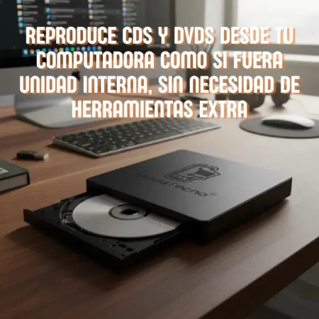 Reproductor De Cd Y Dvd Modatecno Lector Usb Para Pc Laptop - Imagen 4