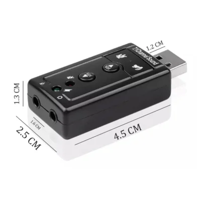 Tarjeta De Sonido 7.1 Canales Adaptador Usb Audio Microfono (7)