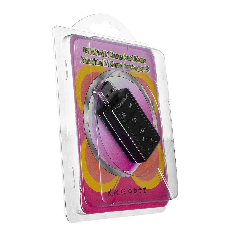 Tarjeta De Sonido 7.1 Canales Adaptador Usb Audio Micrófono