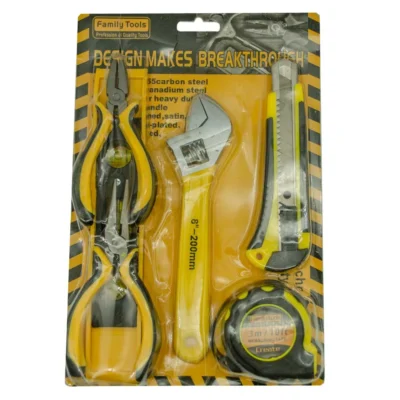 Kit De Herramienta Juego Niveleta Pinzas Llave Cutter Metro