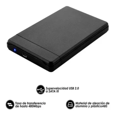 GABINETE PARA DISCO DURO EXTERNO 2.5 SATA USB 2.0 EN2512 (2)