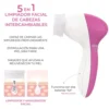 LIMPIADOR FACIAL ELÉCTRICO 5 EN 1 MASAJEADOR MA (6)