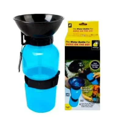 BEBEDERO BOTELLA AGUA PORTÁTIL PARA MASCOTA 500ML JR4004 (4)
