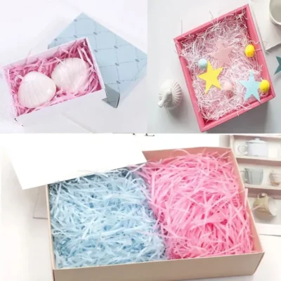 Papel China Triturado En Varios Colores 100 Bolsas De 6g C/U