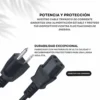 CABLE DE PODER CORRIENTE AC 1.5 METROS PC CPU WI (2)