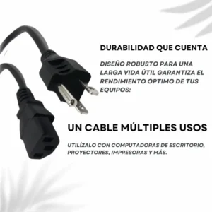 CABLE DE PODER CORRIENTE AC 1.5 METROS PC CPU WI (3)