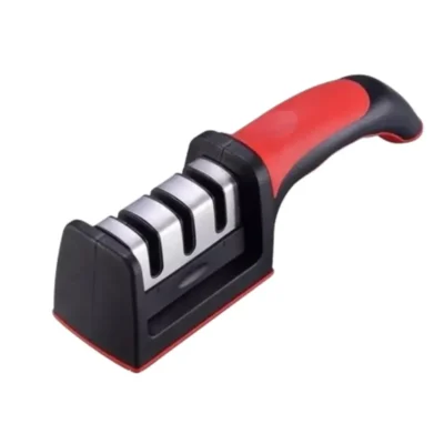 AFILADOR DE CUCHILLOS PROFESIONAL COCINA 3 RANURAS CERAMICA.... (3) (1)