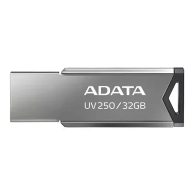 MEMORIA USB 32 GB ADATA METÁLICA 2.0 COLOR PLATA AUV250-32G-RBK (3)