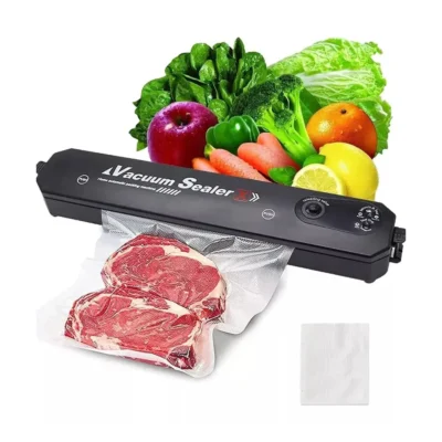 Maquina Para Sellar Conservar Alimentos Al Vacío + 10 Bolsas