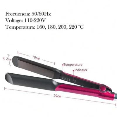 PLANCHA ALACIADORA PROFESIONAL RECTA HENG LIAN PARA CABELLO (3)