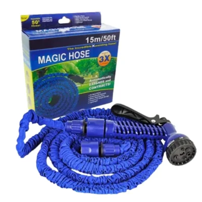 Manguera Expandible Flexible 15 Metros Con Aspersor Jardin