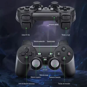 CONSOLA DE VIDEO JUEGOS RETRO 4K CON CONTROLES INALAMBRICOS 2.4G.SEM (4)