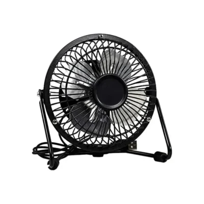 Mini Ventilador Metálico Portátil Usb De 4 Pulgadas