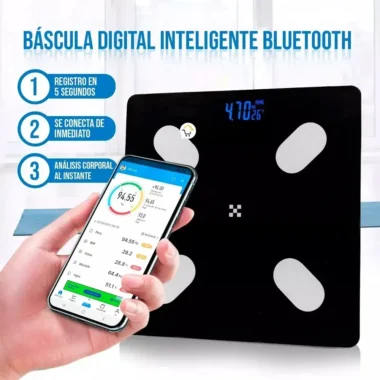 Bascula Electronica Bluetooth Digital Inteligente Corporal (5)