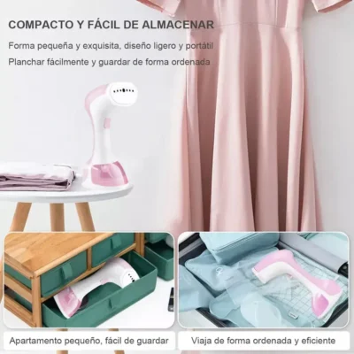 PLANCHA DE VAPOR PORTATIL PARA ROPA CON SISTEMA VAPORIZADOR (1) (2)