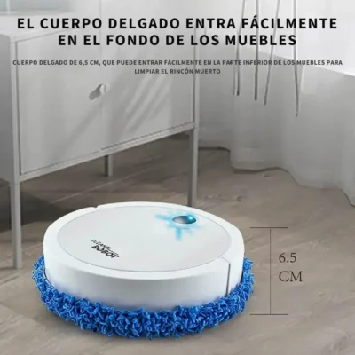 ROBOT ASPIRADOR DE LIMPIEZA INTELIGENTE BARREDORA RECARGABLE (3)