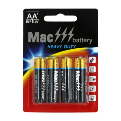 Baterias AA Alcalinas Pilas Blister Heavy Paquete 4 Piezas BA020