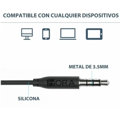 Audifonos In Ear Manos Libres Alambricos Microfono 3.5 1hora (4)