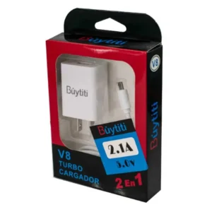 COMBO CARGADOR BUYTITI CAR-010 ENTRADA V8 2.1A CARGA RAPIDA (1) (1)