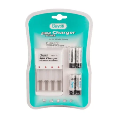 Cargador De Baterías Aaaaa Set 4 Baterías Recargables T489 (3)