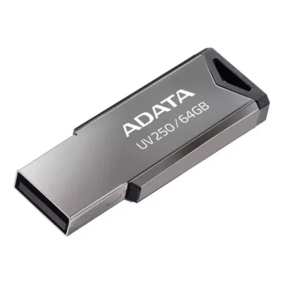 Memoria Usb Adata Uv250 Auv250-64g-rbk 64gb 2.0 Plateado (1)
