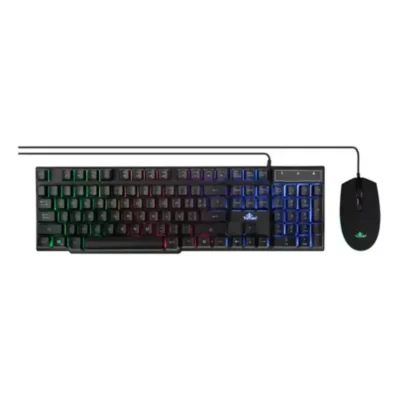 Kit Teclado Y Mouse Gamer Yeyian Usb 2400 Dpi Rgb 104 Teclas