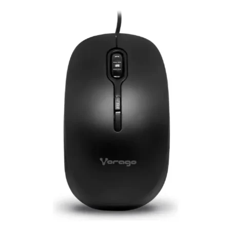Mouse Alámbrico Ergonómico Usb Vorago Mo-100 Negro (2)