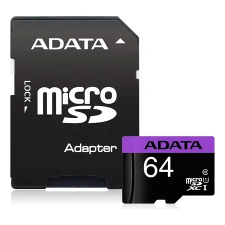 Tarjeta De Memoria Adata 64gb Con Adaptador Sd Premier (2)
