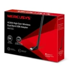Adaptador Red Inalambrico Usb Mercusys Mu6h Wifi Banda Dual