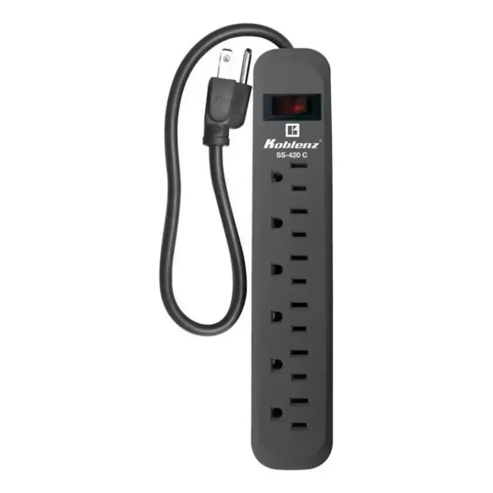 Multicontacto Koblenz Ss-420 Supresor Voltaje 6 Tomas