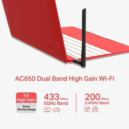 Adaptador Red Inalambrico Usb Mercusys Mu6h Wifi Banda Dual - Imagen 4