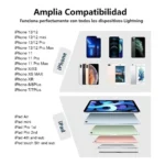 Audífonos Lightning Manos Libres Compatibles Con iPhone - Imagen 3