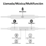 Audífonos Lightning Manos Libres Compatibles Con iPhone - Imagen 4