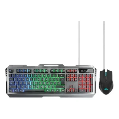 Kit Gamer Teclado Y Mouse Yeyian Phoenix 3000 Rgb, Español