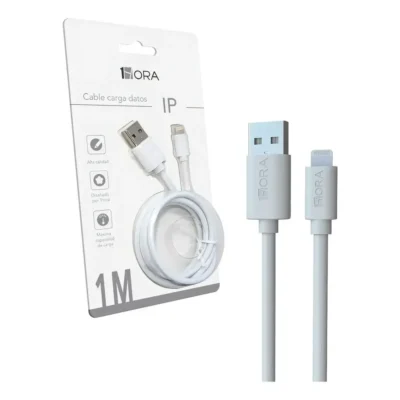 Cable De Datos Y Carga Reforzado Uso Rudo Para Iphone
