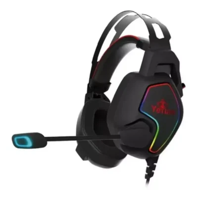 Audífonos Gamer Qian Yeyian Vicious Ydv-33403 Negros